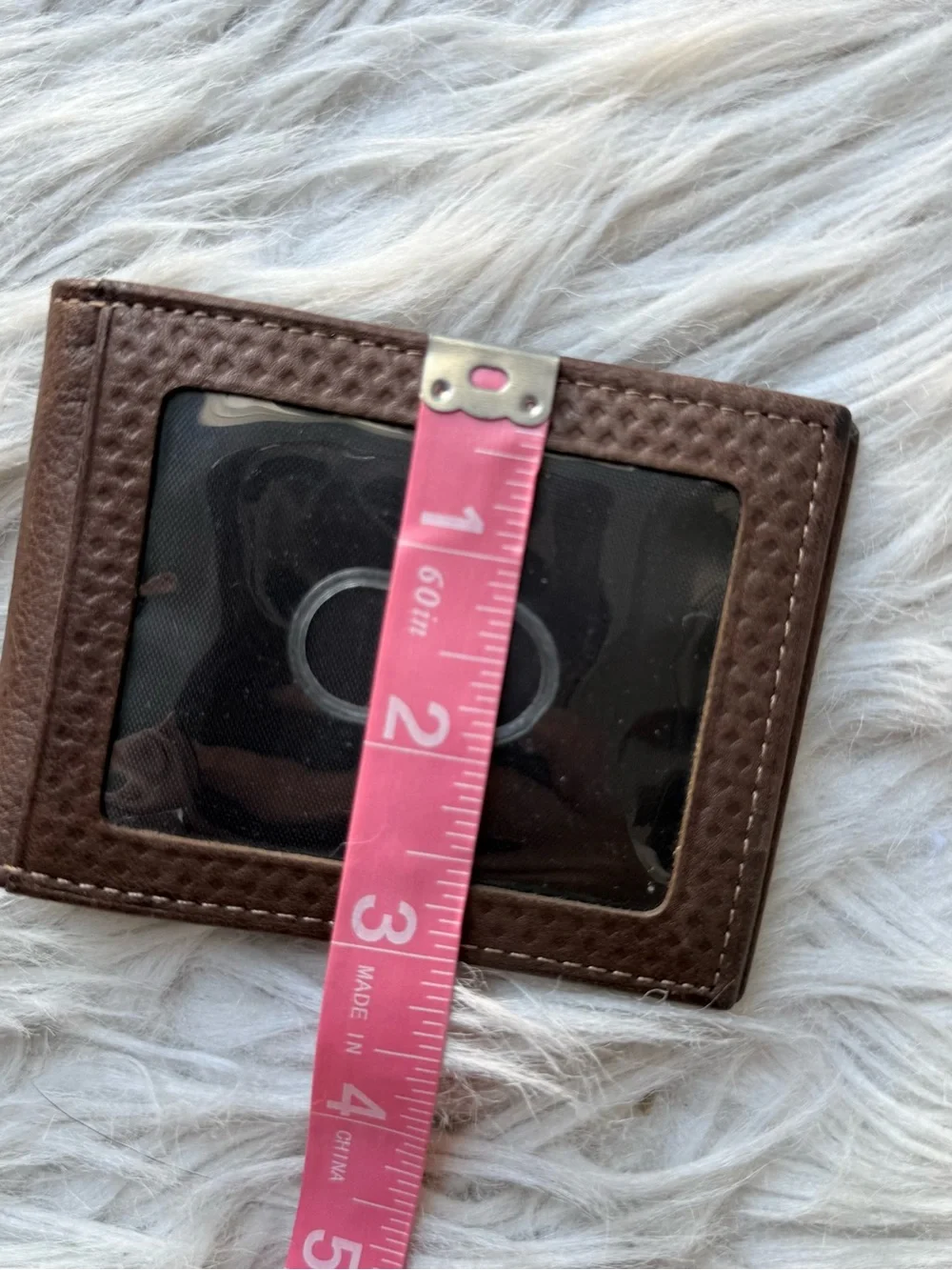 Rolfs Classic Brown Leather Magnetic Money Clip Card ID Holder Men Accessories